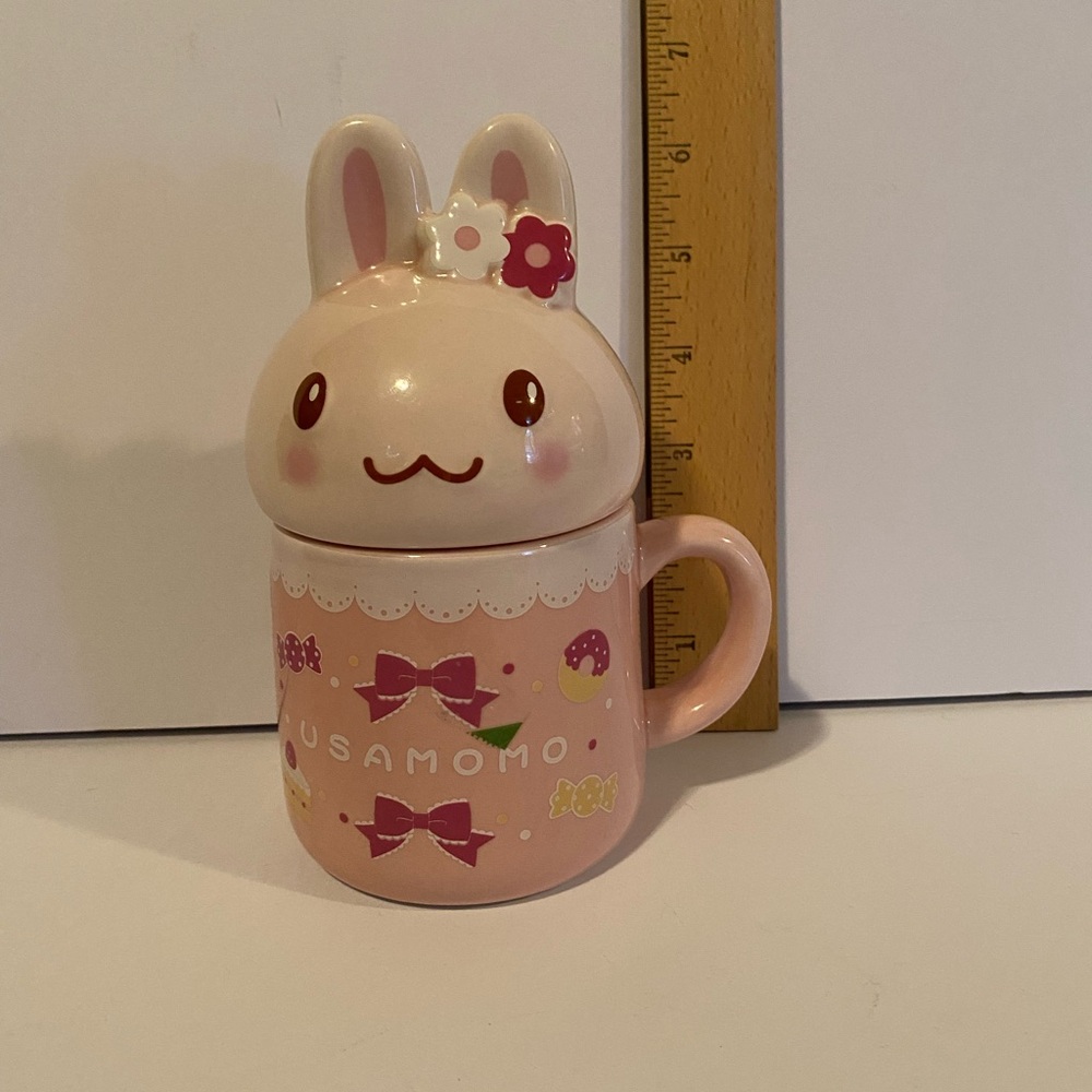 Usamomo Pink Bunny Mug